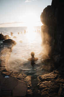 Sky Lagoon by Gunnar Freyr